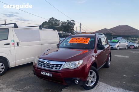 Red 2012 Subaru Forester Wagon X