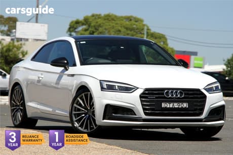 White 2017 Audi A5 Coupe 2.0 Tfsi Quattro S Tronic Sprt