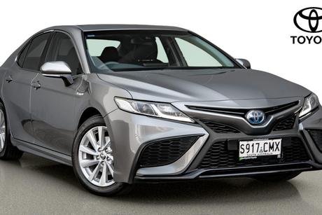 Silver 2021 Toyota Camry Sedan Ascent Sport Hybrid