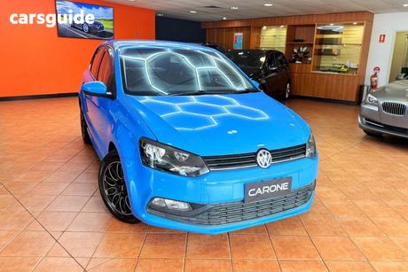 Blue 2015 Volkswagen Polo Hatchback 66 Tsi Trendline