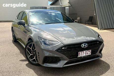 Grey 2021 Hyundai Sonata Sedan N Line