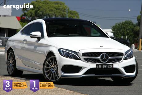White 2018 Mercedes-Benz C300 Coupe