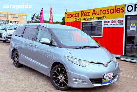 Grey 2007 Toyota Estima Wagon