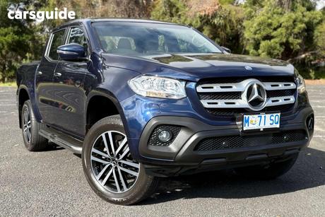 Blue 2020 Mercedes-Benz X250 Dual Cab Pick-up D Progressive (4Matic)