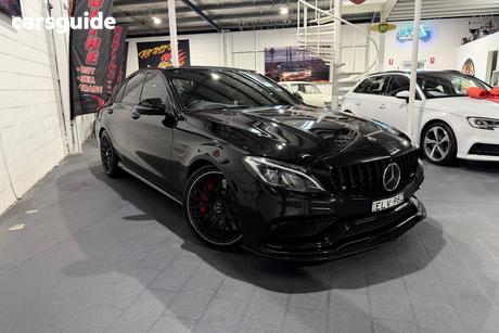 Black 2017 Mercedes-Benz C63 Sedan S
