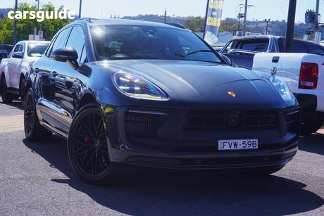 Grey 2022 Porsche Macan Wagon Gts