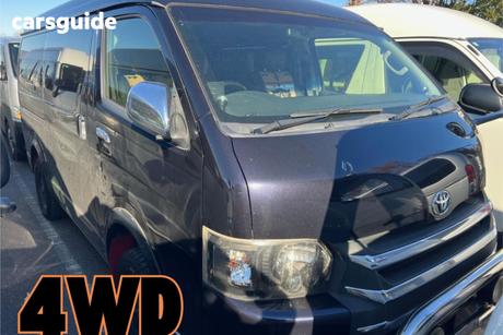 Black 2017 Toyota HiAce SUV 4WD SUPER GL WIDEBODY