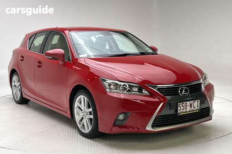 Red 2015 Lexus CT200H Hatchback Luxury