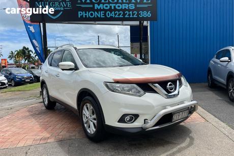 White 2015 Nissan X-Trail Wagon St-L (Fwd)