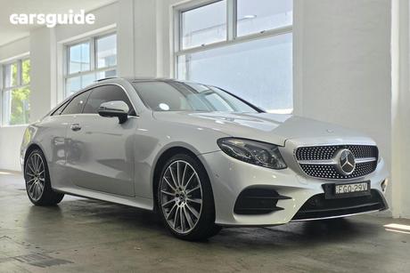 Silver 2017 Mercedes-Benz E250 Coupe