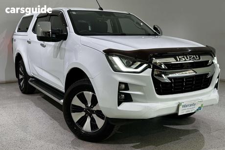 White 2022 Isuzu D-MAX Crew Cab Utility Ls-U+ (4X4)