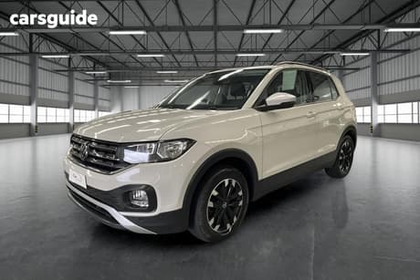Beige 2023 Volkswagen T-Cross Wagon 85Tfsi Life