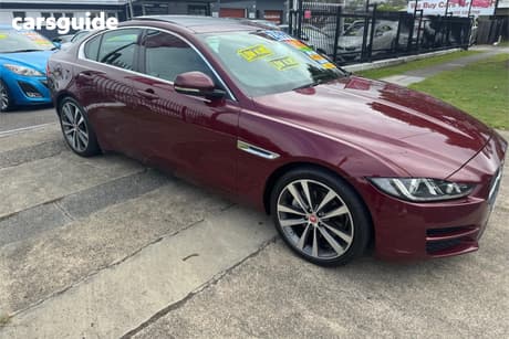 Red 2016 Jaguar XE Sedan 20T Prestige