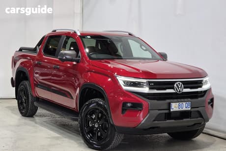 Red 2024 Volkswagen Amarok Dual Cab Utility Panamericana Tdi600 4Motion