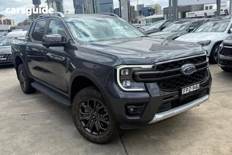 Grey 2024 Ford Ranger Double Cab Pick Up Wildtrak 2.0 (4X4)