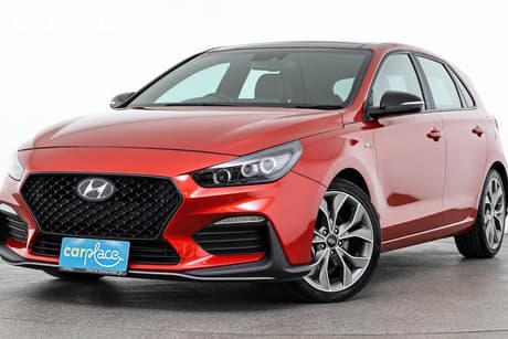 Orange 2022 Hyundai I30 Hatchback N Line Premium