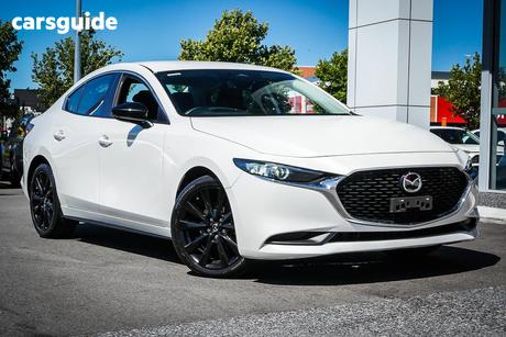 White 2024 Mazda 3 Sedan G25 Evolve Sp