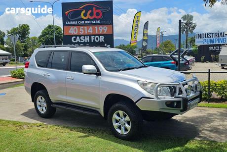 Silver 2010 Toyota Landcruiser Prado Wagon Gxl (4X4)