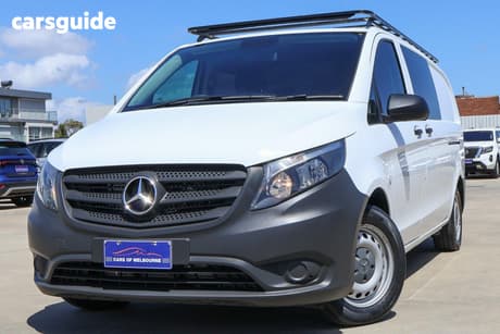 White 2020 Mercedes-Benz Vito Crew Cab Van 114 Cdi Lwb