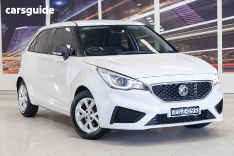 White 2020 MG MG3 Hatchback Core