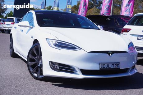 White 2020 Tesla Model S Sedan Long Range