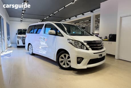 White 2013 Toyota Alphard Commercial V6 GGH20 (ZX001359)
