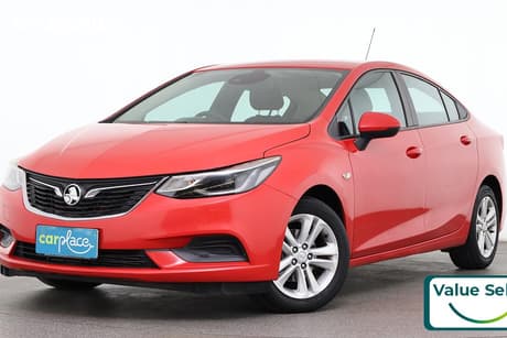 Red 2017 Holden Astra Sedan Ls Plus