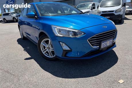 Blue 2018 Ford Focus Hatchback Trend
