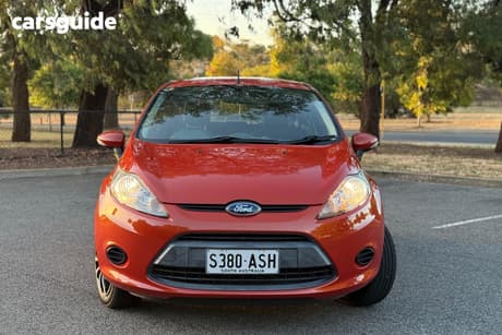 Orange 2012 Ford Fiesta Hatchback Cl
