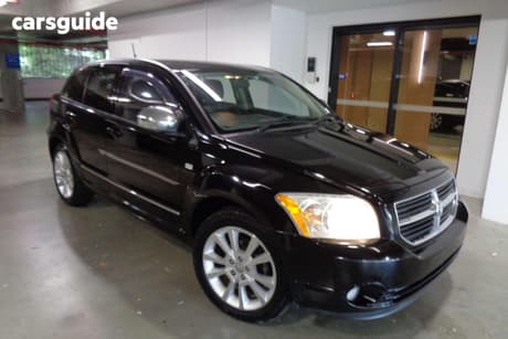 Black 2011 Dodge Caliber Hatchback Sxt