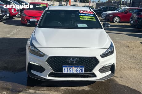 White 2022 Hyundai I30 Hatchback N Line