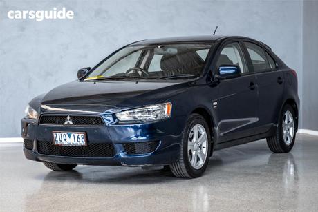 Blue 2013 Mitsubishi Lancer Sedan Es