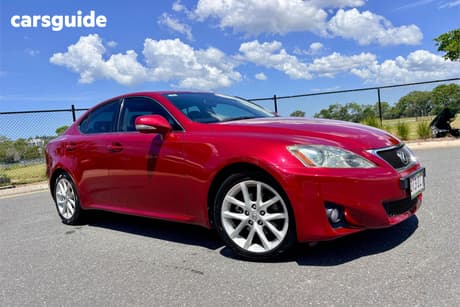 Red 2011 Lexus IS250 Sedan Prestige