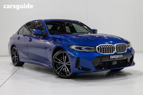 Blue 2023 BMW 330E Sedan M Sport Phev