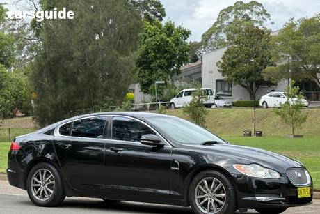 Black 2010 Jaguar XF Sedan 3.0 V6 Luxury