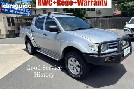 Silver 2012 Mitsubishi Triton Double Cab Utility Glx (4X4)