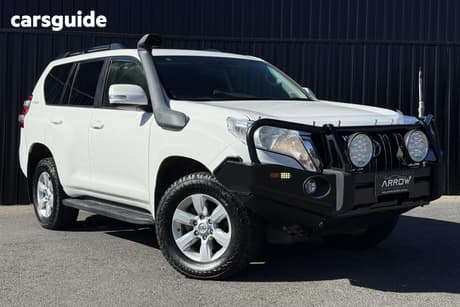 White 2017 Toyota Landcruiser Prado Wagon Gxl (4X4)