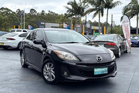 Black 2013 Mazda 3 Hatchback Maxx Sport