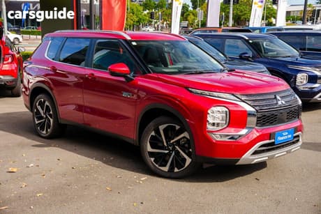Red 2025 Mitsubishi Outlander Wagon Phev Aspire 5 Seat (Awd)