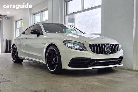 White 2020 Mercedes-Benz C63 Coupe S