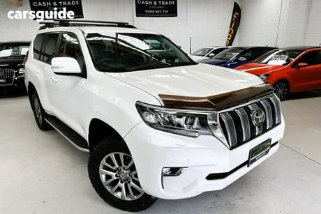 White 2019 Toyota Landcruiser Prado Wagon Vx (4X4)
