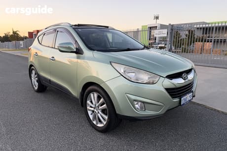 Green 2010 Hyundai IX35 Wagon Highlander (Awd)