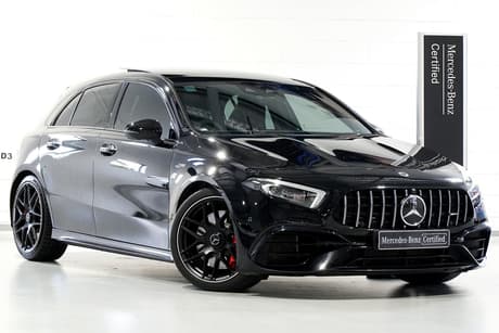 Purple 2020 Mercedes-Benz A45 Hatchback S 4Matic