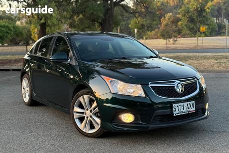 Green 2013 Holden Cruze Hatchback Sri V