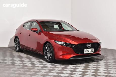 Red 2020 Mazda 3 Hatchback G25 Evolve