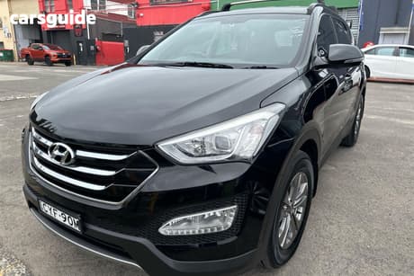 Black 2014 Hyundai Santa FE Wagon Active Crdi (4X4)