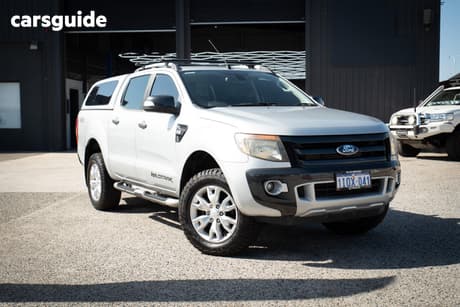 Silver 2012 Ford Ranger Crew Cab Utility Wildtrak 3.2 (4X4)