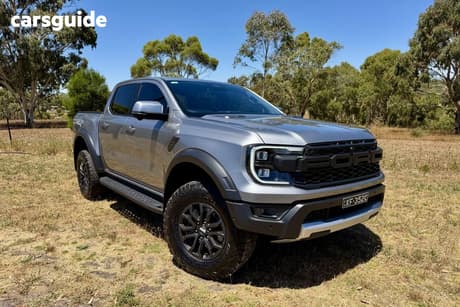 Silver 2023 Ford Ranger Double Cab Pick Up Raptor 3.0 (4X4)