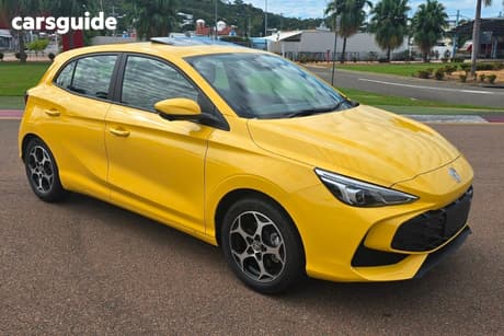 Yellow 2025 MG MG3 Hatchback Essence