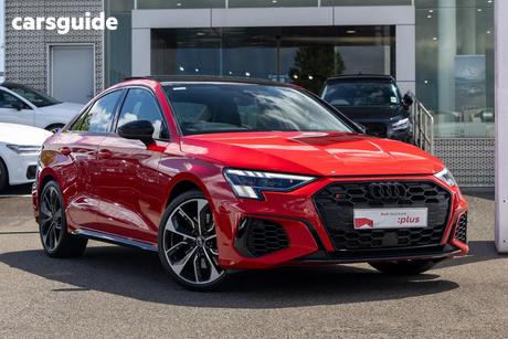 Red 2022 Audi S3 Sedan 2.0 Tfsi Quattro